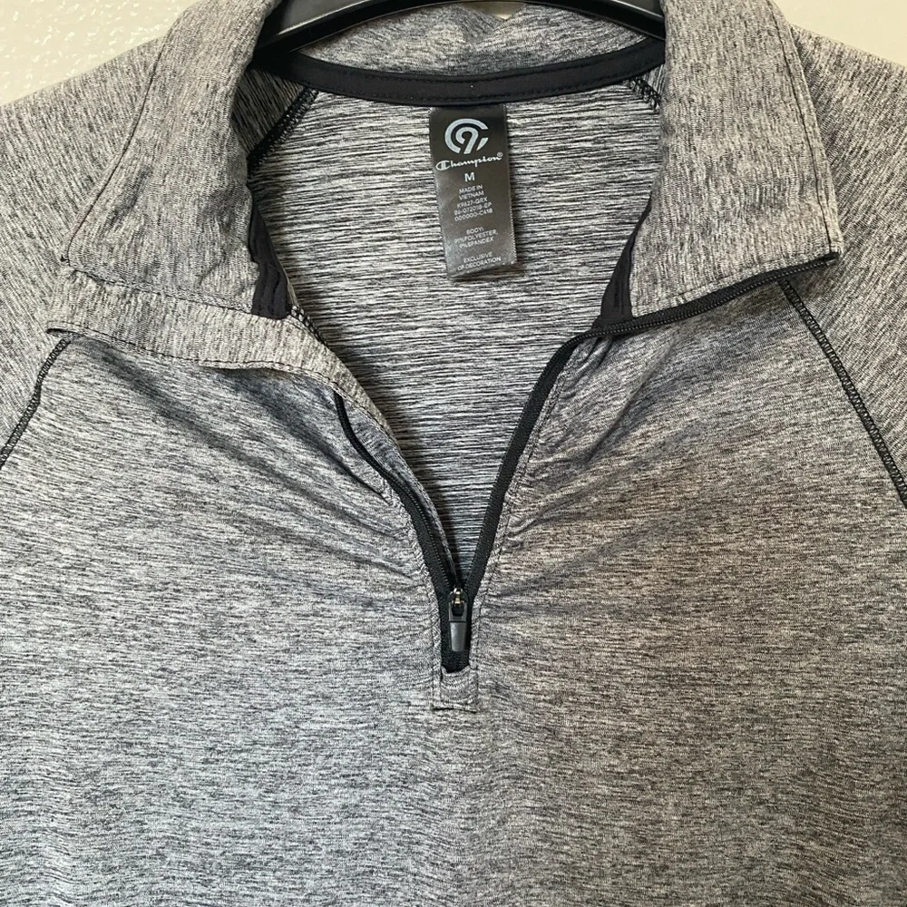 Champion Gray Quarter-Zip Pullover